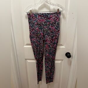 🍋 LIKE NEW Lululemon Base Pace HR Tight 28" - Floral Electric Multi - Sz 8